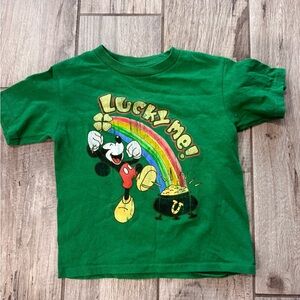 Disney Mickey at Patrick’s  Green Toddler Tee